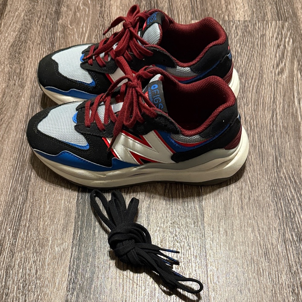 FIGS x New Balance Burgundy and Blue Sneakers Shoes